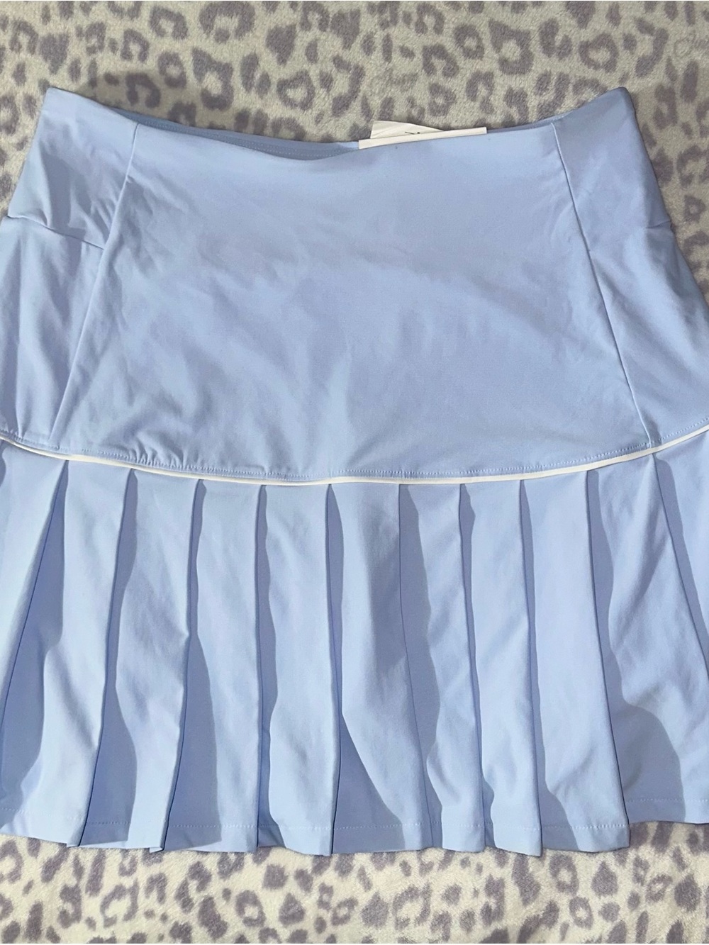 Walter Hagen Light Blue Pleated Tennis Skirt
